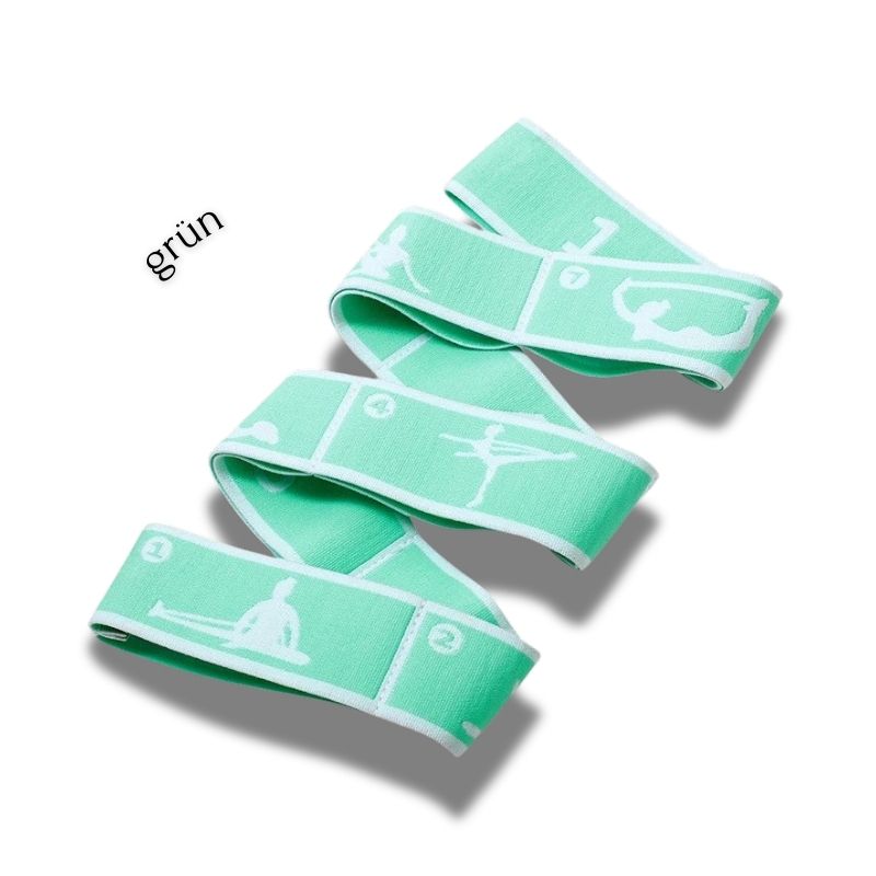 Simple-Stretch - 8 Schlaufen Yoga und Pilates Stretching Band