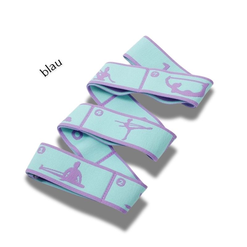 Simple-Stretch - 8 Schlaufen Yoga und Pilates Stretching Band