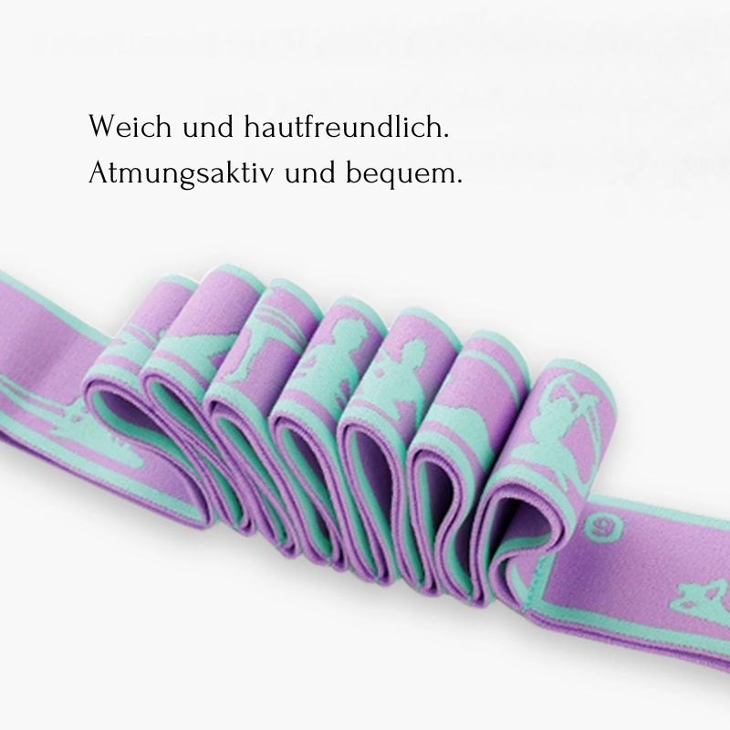 Simple-Stretch - 8 Schlaufen Yoga und Pilates Stretching Band