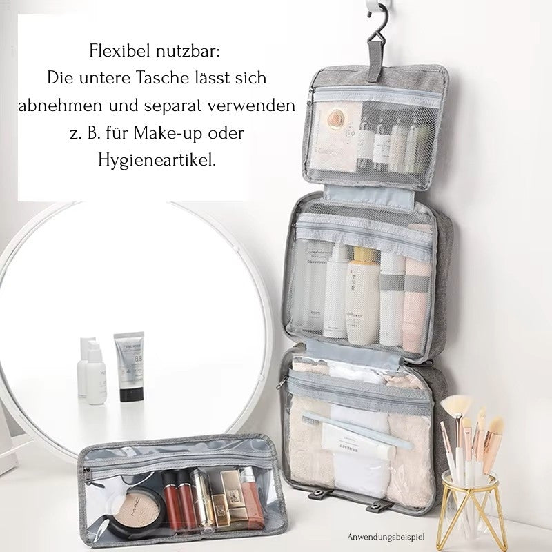 Simple-HangOn – Der clevere Kulturbeutel zum Aufhängen!