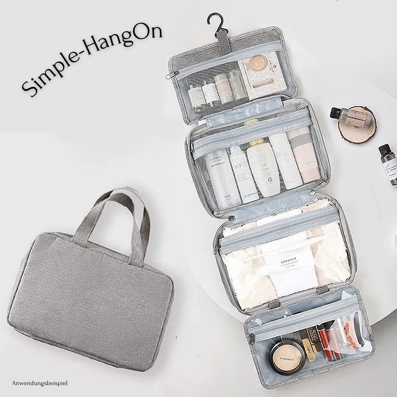 Simple-HangOn – Der clevere Kulturbeutel zum Aufhängen!