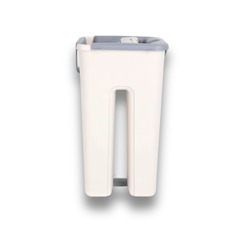 Simple-Mop – Flaches Wischsystem mit 2-Kammer-Eimer & 10 Mikrofaserpads