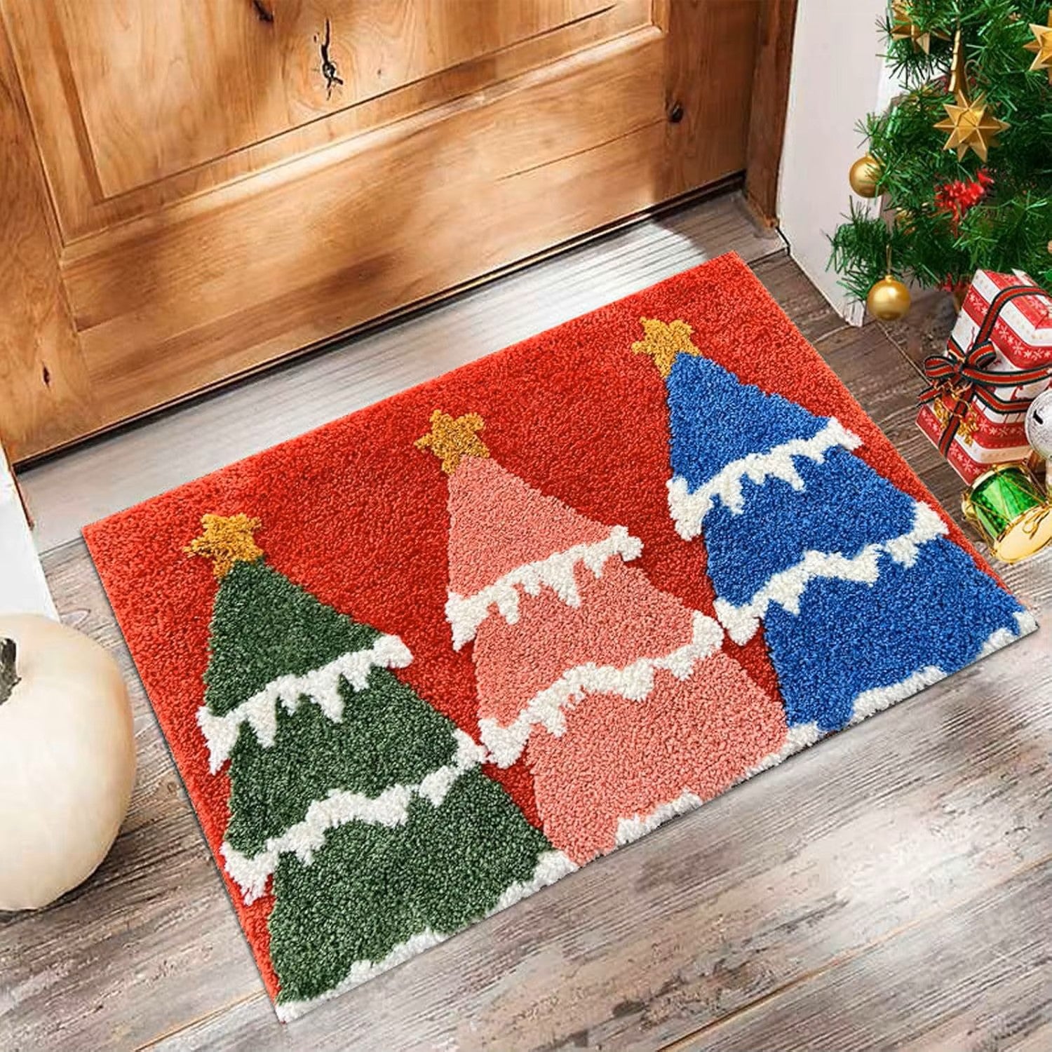 Simple-Welcome – Weihnachts-Fußmatte für dein Zuhause